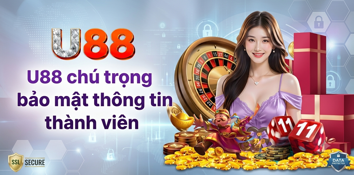 U88 chú trọng bảo mật thông tin thành viên