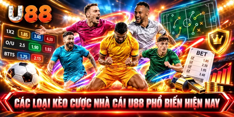 Các loại kèo cược nhà cái U88 phổ biến hiện nay